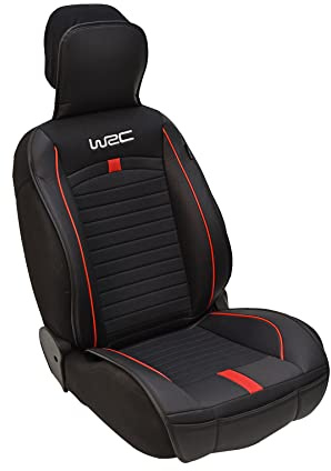 WRC 007589 Couvre-Siège Auto, Design Siège Baquet, Racing Noir/Orange 7589