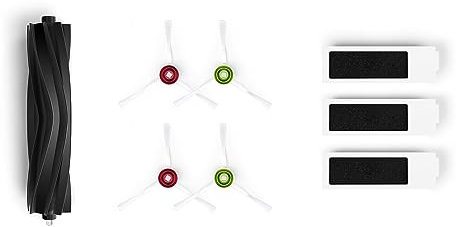 ECOVACS Buddy Kit (Hauptbürste, Seitenbürste, Filter) – Original Zubehör für X1 e OMNI/ X1 OMNI(Weiß)/ T10/ T10 PLUS/ T10 TURBO, D-KT01-0022