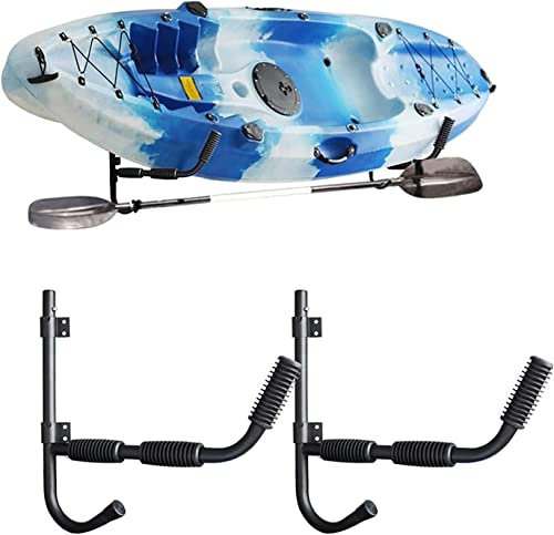 HACSYP Surfbrett-Rack, Innen-Außen-Aufbewahrung, Wandhalterung, Hängehaken, Dock, for Kanu, Kajak, Paddle-Board, Surfbrett, Snowboard