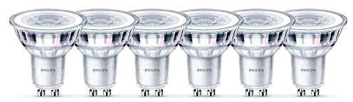 PHILIPS 6er Pack CorePro LEDspot PAR16 4 Watt dimmbar warmweiß 827 2700 Kelvin GU10 36° Ausstrahlungswinkel 350 Lumen | Ersatz für 50 Watt | 240 Volt | LED-Reflektor
