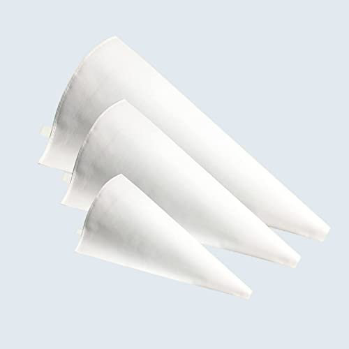 Bylesary Piping Bag, Reusable Cloth Piping Bag, Cake Baking Decorating Accessories Tool, Cloth Icing Spray Bag Easy to Use for Cupcakes, Desserts, Cream, Body Butter
