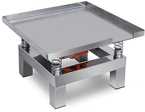 LMYYDES Electric Concrete Flat Plate Vibrator Vibrating Table,Concrete Vibrating Table Vibration Test Bench Test Block Vibration Platform Mini Vibration Table 3000rpm,35x35x22cm
