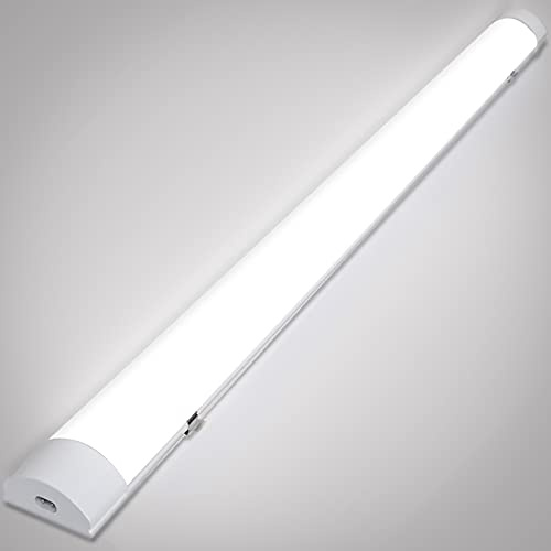 Randaco - Regleta LED impermeable 36 W, 120 cm, IP65, conectable, 3060 lm, blanco neutro, 4000 K, lámpara para garaje, bodega, taller de baño, oficina, almacén