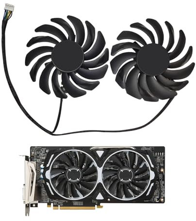 Dotodo 95 mm PLD10010S12HH - Ventola per scheda video a 4 poli per MSI RX 5700 5600 XT GAMING X scheda grafica