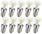 Ruiandsion 10 unidades E14 AC/DC 24 V LED Light Bulb T22C 2W 1200 Lumen Bombilla Edison pequeña rosca SES LED 6000K blanca para autocaravana, barco, lámpara solar