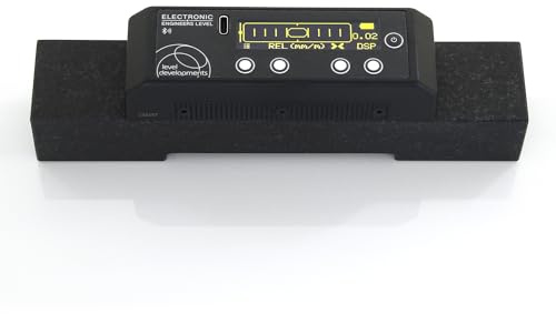 Level Developments 200 mm hochpräzise digitale Wasserwaage für Elektronikingenieure mit Bluetooth und App