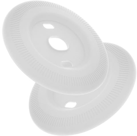 jojofuny 2pcs Silicone Wall Plate Trim Kit for Nest Thermostat Backplate Protective Cover White Mount for Smart Thermostat Compatible with Nest Generation Devices