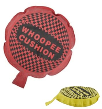 FxaumsGxuk 1X Pupskissen Furzkissen, Furzkissen Kinder Streichrequisiten, Selbstaufblasend Cushion Pupskissen Partyspielzeug, Furzkissens Kinders, Pupskissens Für Erwachsene Und Kinders