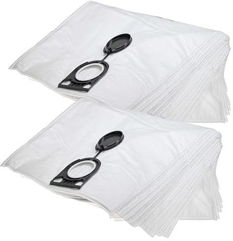vhbw 20x Sacs compatible avec Hikoki RNT1250 | RP250YDM, RP350YDM, RP350YDH, RP250YDH, NT1225(M) aspirateur - 43cm x 32cm blanc