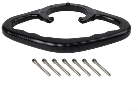 Mango de Agarre CNC de aleación de Aluminio para Motocicleta Honda CBR600F CBR929RR CBR954RR RC51 CB600F Hornet Mango de Seguridad para Tanque de Combustible Rojo (Negro)