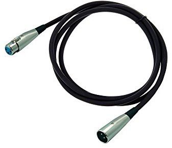 ARLI XLR Mikrofonkabel 10m – Symmetrisch 3-polig | Stecker auf Kupplung | Ø6mm abgeschirmt für Mikrofon Mischpult Studio PA