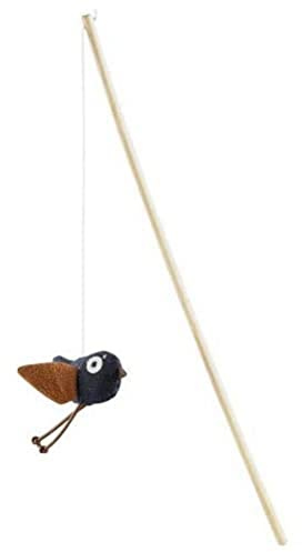 HUNTER Elroy Katzenspielzeug, lustige Spielbeschäftigung mit liebevollen Details Farbe Vogel, Größe one-Size