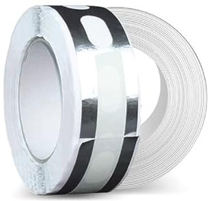 IRONLUX Nastro Adesivo in Alluminio Forato - Per Sigillare Pannelli In Policarbonato - Antimuffa - Permette la Ventilazione - 38 mm x 33 ml