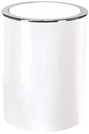 Kleine Wolke Secchio per cosmetici, ABS, bianco neve, secchio da 1,5 l