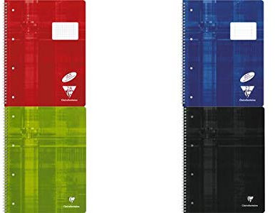Clairefontaine Collegeblock, DIN A4, Lineatur 25, 80 Blatt, Sie erhalten 1 Stück á 80 Blatt
