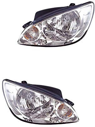 Halogen Scheinwerfer Set links & rechts Hauptscheinwerfer Frontscheinwerfer H4 mit Elektromotor für Model Getz TB