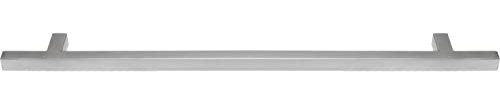 OBF 8572210384 Grime möbelhandtag (barr) anubis stånghandtag, bredd 464 mm lådhandtag borstat rostfritt stål, silver, hålavstånd 384 mm