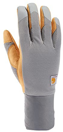 Carhartt Men's Mesh Cooling Cuff Glove, Asphalt, M