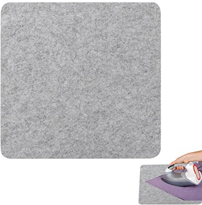 Rianpesn Pressmatte,Leichte Bügelmatte aus Wollfilz für hochtemperaturbeständiges Bügeln - Leichte und tragbare Bügelunterlage für Quiltbedarf, Nähzubehör und Alltagskleidung