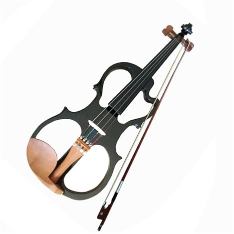 Geigen Dunkle Violine aus Lindenholz braune Schulterstütze Saitenhalter