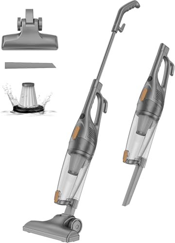 Redkey P5 400W Aspirapolvere Con Filo, 4M Scopa Elettrica Con Filo, 14KPa Aspirapolvere Senza Fili, 1200ml Scopa Elettrica Senza Fili