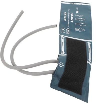 JEWEDECO Blutdruckmanschette Oberarm aus Nylon für Blutdruckmessgerät mit Leichter Genauer Messung Geeignet für Armumfang 12-19cm für Einsatz zu Hause der Klinik