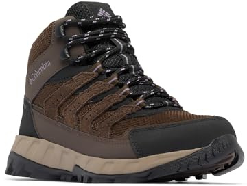 Columbia Strata Trail Mid WpMid Rise - Botas de senderismo para hombre, Granito cordobés morado, 36.5 EU