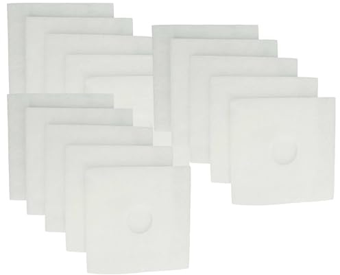 vhbw 15x Luftfilter kompatibel mit Helios ELS-VEI 60 | ELS-VEI 100, ELS-VEF 60/30, ELS-VEF 60, ELS-VEF 100/40 Lüfter, Ventilator, Lüftungsgerät
