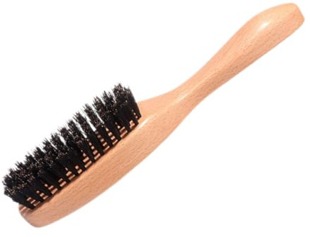 Healeved Bristles Bartpflegebürste Mit Wildschweinborsten Tragbare Bartbürste Für Für Tägliche Pflege Styling Von Bärten