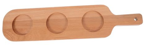 COLLBATH Bandeja portavasos bandejas de Cerveza de Colores cóctel atender Pesado Moderno Vasos de Vuelo de Cerveza portabebidas para Tabla de Paddle Surf de Madera Khaki