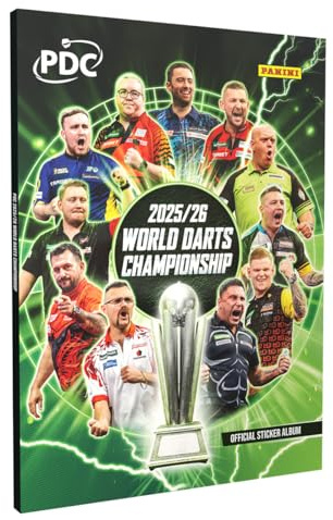 Panini PDC World Darts Championship 2025/26 Stickerkollektion - Einzelartikel (Hardcover-Album)