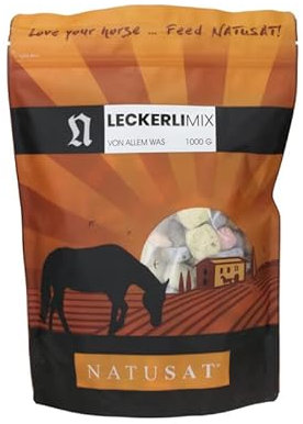 Natusat Leckerlimix 1000 g - Pferdeleckerli & Belohnung, Leckereien, Kräutergeschmack