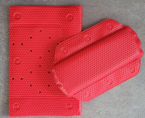 Kleine Wolke Wanneneinlage Calypso Set 2-teilig, Tomate