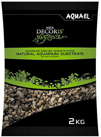 Aquael Kies Natur bunt 3 – 5 mm – 2 kg 114044