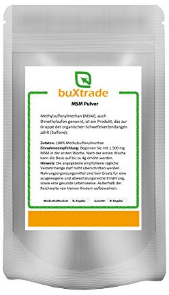 4 x 500 g MSM Pulver Methylsulfonylmethan Dimethylsufon 2kg