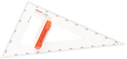 WISSNER® RE-Plastic Profi Spitzer Winkel 60° (50cm) - Zeichengerät