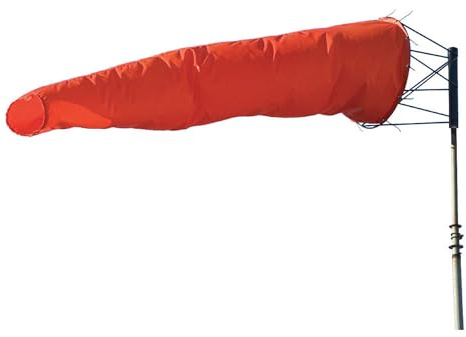 Replacement Windsock, Red/Orange, 56 L