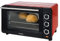 Korona 57005 Toastofen in rot – 14 Liter Miniofen mit herausnehmbaren Krümelblech – Kleiner Backofen