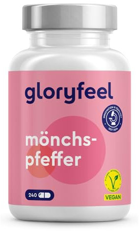 Agnocasto Alto Dosaggio 10 mg, 240 Capsule Vegan, per Ciclo Mestruale, Squilibrio Ormonale e Menopausa, Qualità Testata in Laboratorio, Estratto 4:1 10mg Pepe del Monaco, Integratore Donna