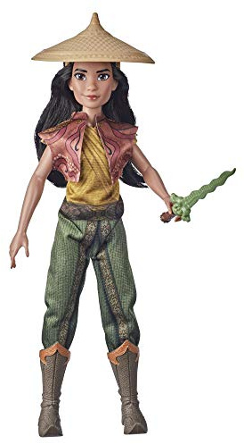 Hasbro Disney Princess - Incredibili Avventura di Raya e l'ultimo drago, bambola alla moda con vestiti, scarpe, spada come accessori, giocattolo per bambini dai 3 anni in su