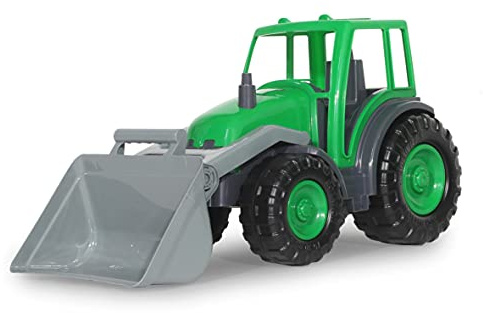 Traktor Power Loader XL mit Frontlader - Robustes Kunststoffgehäuse, Anhängerkupplung, große Räder für sicheren Stand