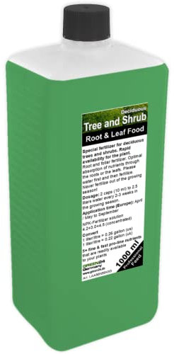 GREEN24 Engrais pour arbres et arbustes HIGHTECH fertiliser les arbustes et les arbres à feuilles caduques 1000ml