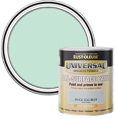 Rust-Oleum Universal Paint Satin Duck Egg Blue 750ml