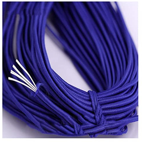 ZZSRJ Banda de elástica de 2 mm de Cuerda elástica de la Cuerda elástica Correo de Goma de Goma Cordera de Cuerda con Cuentas de Cuerda for Ropa de Coser (Color : 23, Width : 2mm)