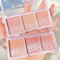 Palette blush 3 ombres, Palette blush et poudre fluorescente luminescente, Palette bronze et blush, blush, blush durable et blush naturel Luminescent, pour le maquillage professionnel (#01)
