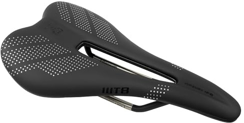 WTB Gravelier Bike Seat (Saddle) - Fusion Form Base - Mountain, Gravel, Road & Bikepacking (Titanium Rail)