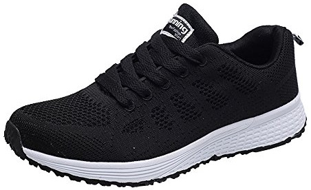 Allbestop Sneakers Fitness,Sneakers Livre Mode Homme Sabot Roue Sandales Plateforme Femme Été Chaussures De Plage Femme Chaussure Cuisine(36,Le Noir)