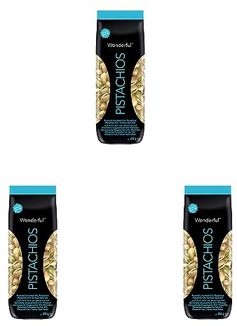 Wonderful Pistachios - Pistaches sans sel 450g (Lot de 3)