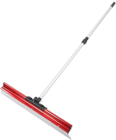 Ausla Drywall Skimming Blade Set, Aluminum and Stainless Steel Construction Tools with Extension Handle, Portable Smoothing Spatula for Plastering, Cement and Concrete