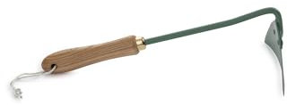 Barebones Triangle Hoe - Stainless Steel Blade Japanese Gardening Tools for Weeding Long Handle and Hand Hoe (Ash/Mint)